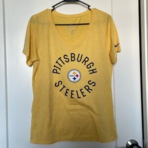 Steelers v-neck t shirt